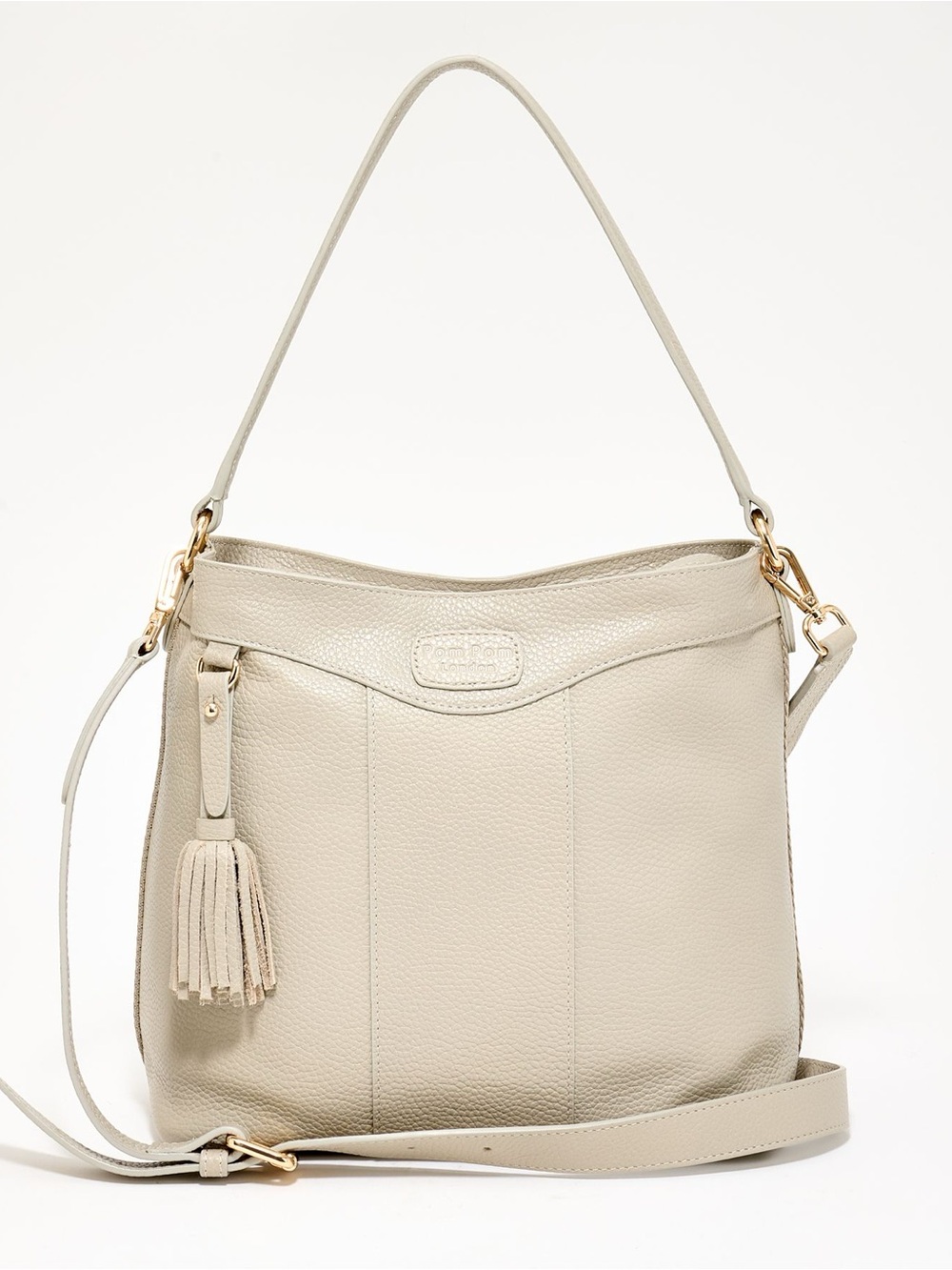 Pom Pom London Hampstead Leather Bucket Bag